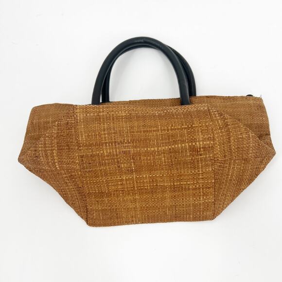Vintage Rattan Woven Straw Mini Cottagecore Bag - Picture 3 of 5